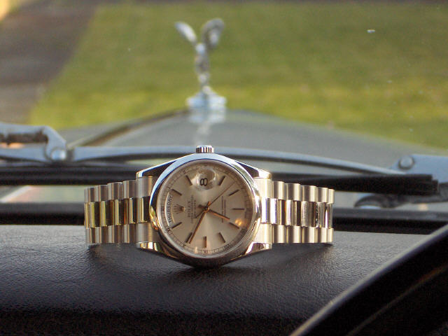 Not just vintage Rolex new ones too!! Platinum (Day-Date) meets Silver 