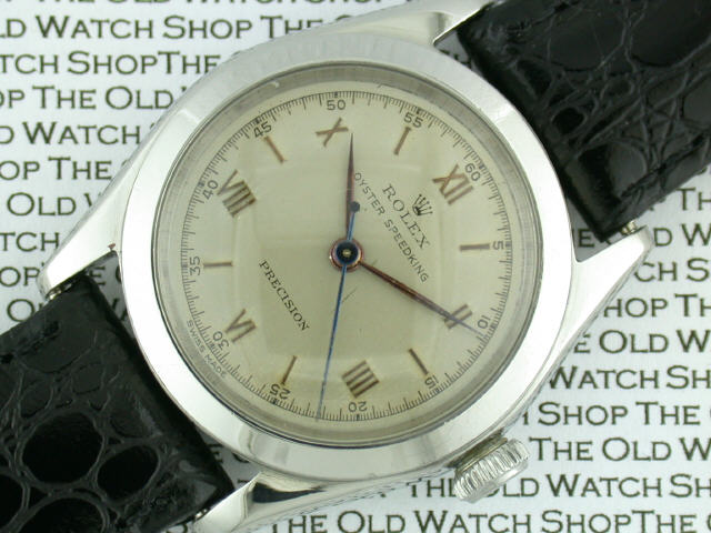 ROLEX: Stainless steel "boy's size" Rolex Oyster Speedking Precision jewel 
