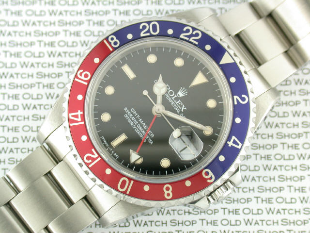 rolex oyster perpetual date red and blue