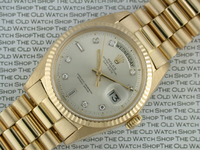 rolex oyster perpetual day date superlative chronometer officially certified t swiss made t