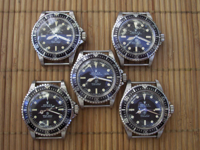 Rolex Milsub 5513/5517 info - Replica 